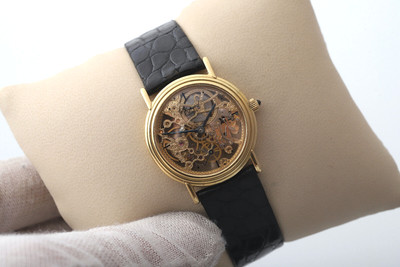 Chopard Vintage Skelett 18kt Gelbgold Handaufzug 30mm Damenuhr