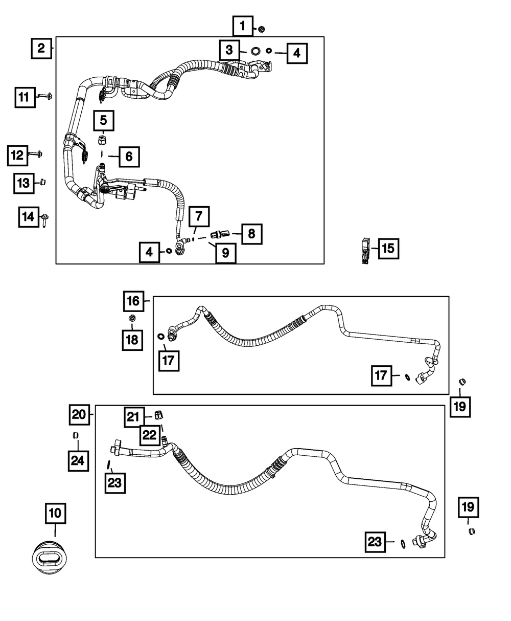 Upgrade your vehicle with the authentic Genuine Mopar A/C Discharge Line 68277013AA