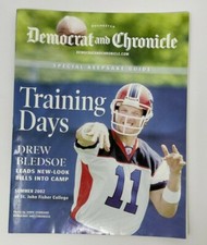 Rochester NY Democrat and Chronicle Buffalo Bills Training Days Keepsake 2002 Rochester NY Democrat and Chronicle Buffalo Bills Training Days Keepsake 2002