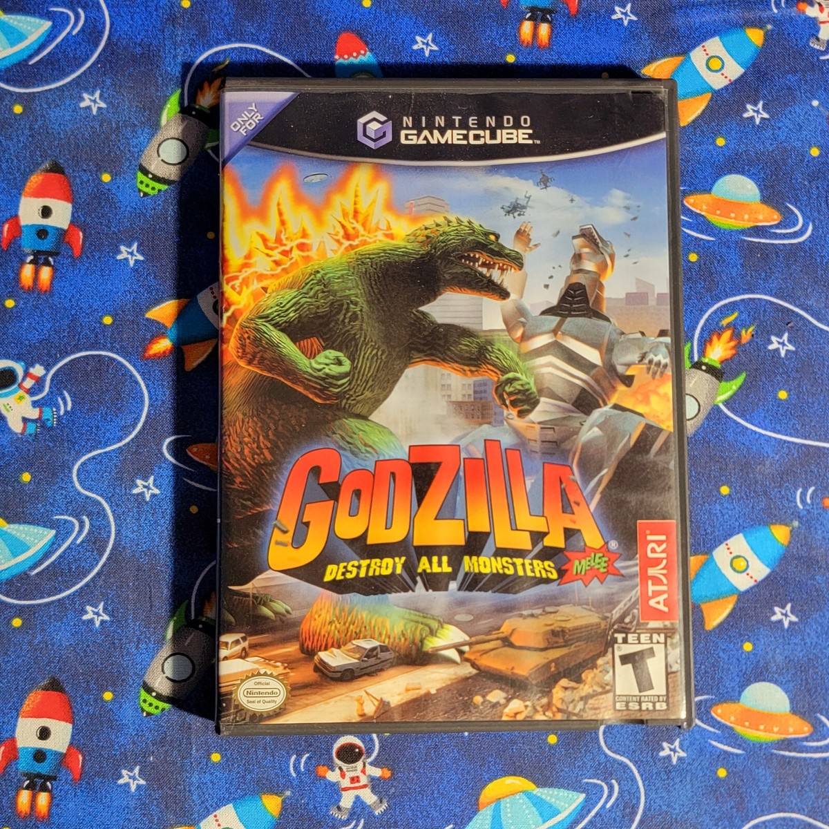 Godzilla Destroy All Monsters Melee Nintendo Gamecube No Manual | eBay