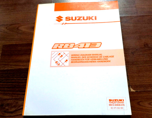SUZUKI wagonR+ RB413 1999- ELEKTRISCHE SCHALTPLÄNE WERKSTATTHANDBUCH
