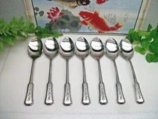 7  Stanley Roberts Rogers   LANDSCAPE   Stainless Steel  Oval Place Soup Spoons