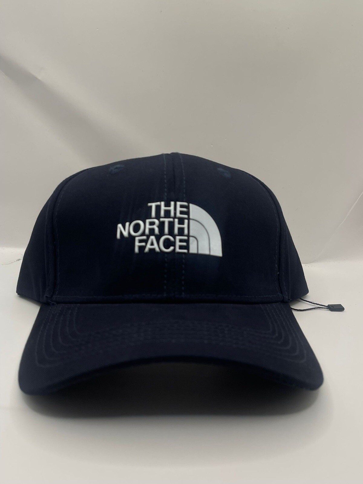 The North Face Navy Blue Adjustable Baseball Cap with Logo  