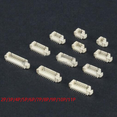 1.25MM Connector Pins Header SMD PCB Headers Sockets 2P/3P/4P/5P/6P/7P/8P/9P-11P