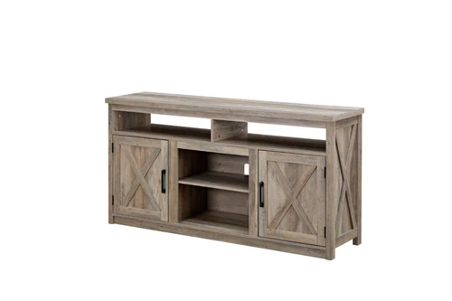 Modern Farmhouse Barn door TV Media Stand Entertainment Console TV Up to 65" - Picture 11 of 11