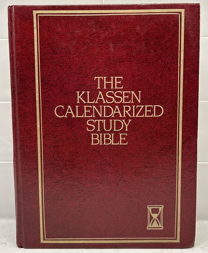 Holy Bible Study Klassen Calendarized First Edition King James Edition 1982 Vintage