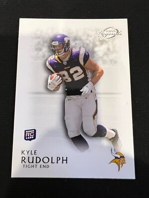 Kyle Rudolph Rookie Card KYLE RUDOLPH Vikings 2011 Topps Legends #117 Rookie Card RC | eBay