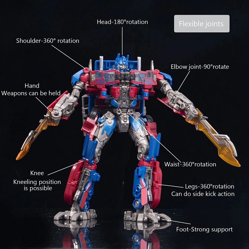 Transformator Optimus Prime Spielzeug Figur Truck Transformation Kinder-Geschenk - Bild 3 von 4