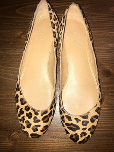 leopard low heels