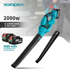 210MPH Cordless Leaf Blower Electric Handheld Leaf Blower Portable With Battery