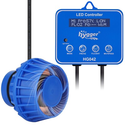 hygger Strong Wave Maker For Aquarium Magnetic DC Powerhead Adjustable 30-90 Gal