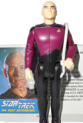 Galoob 1988 Star Trek CAPTAIN JEAN-LUC PICARD vintage Complete next ...