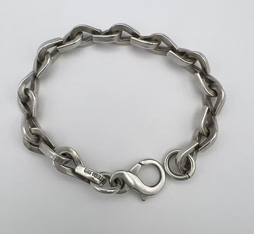 Iowa City David Luck Design Unisex Sterling Silver Bracelet Size 6.5 - Picture 2 of 6
