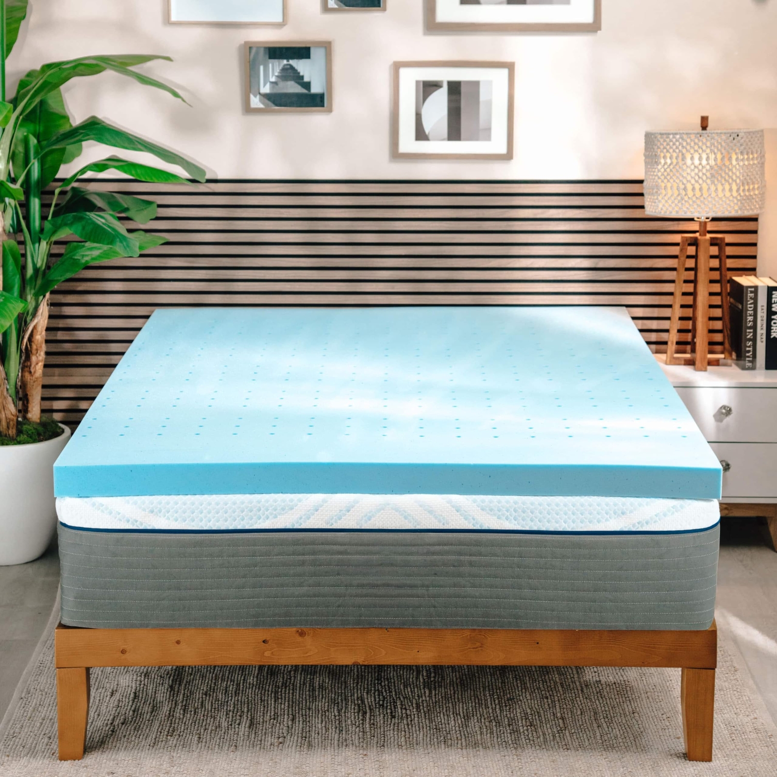 Memory Foam Mattress Topper, 3 Inch California King Mattress Topper for Bed, ...