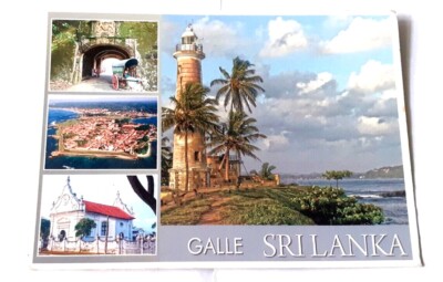 Sri Lanka (Ceylon) POSTCARD Famous Galle Fort Southern Portuguese Dutch Built
