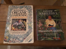 Successful Organic Gardening and Paradise  Gardens Geoff Hamilton Hardback Book 