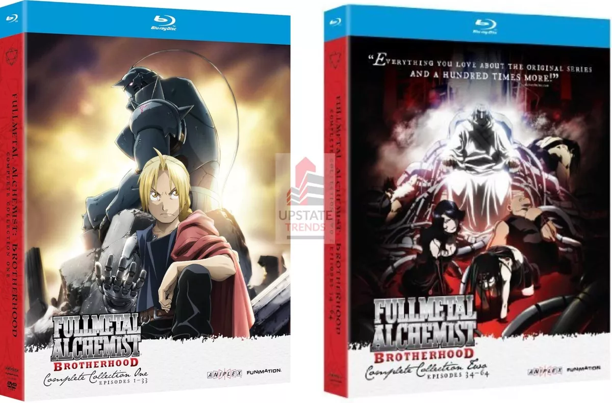 Full Metal Alchemist Brotherhood Anime Complete Collection Parts 1,2,3,4,5  OOP