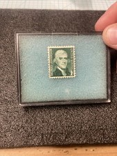MINT Vintage Thomas Jefferson 1c One Cent Stamp in Box. NICE Condition-LOOK-DEAL