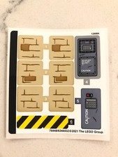 LEGO STICKER SHEET for 76948 T.rex  Atrociraptor Dinosaur Breakout, New 