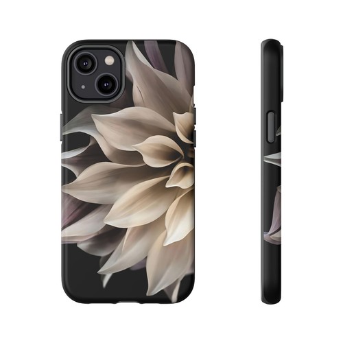 Tough Case For iPhone, Samsung Galaxy, Pixel, Cream Dahlia Flower Print - 第 62/223 張圖片