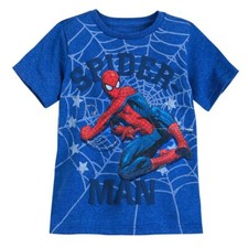 Marvel Spider-Man Short Sleeve T Shirt Boy Size 5/6