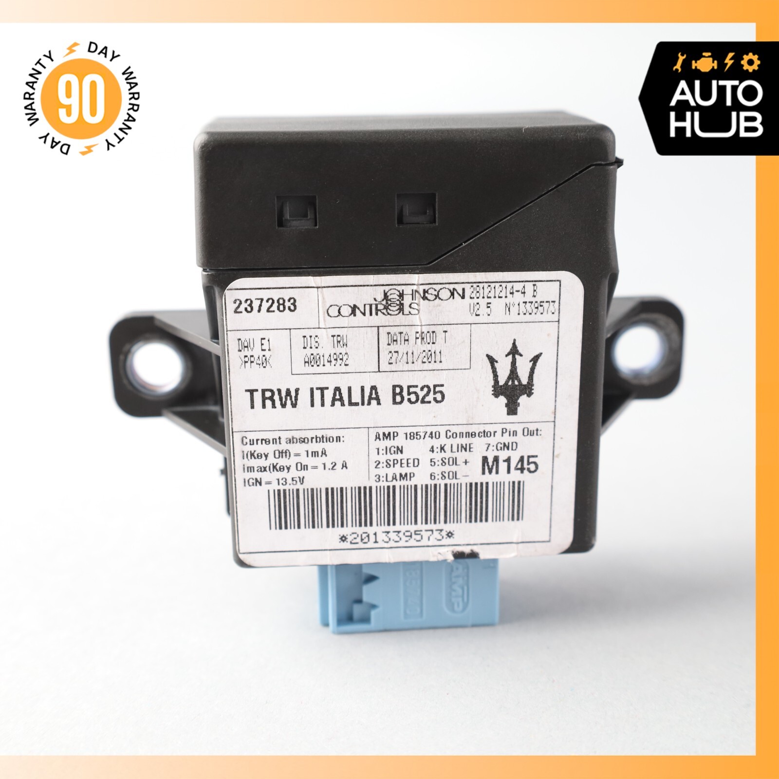 08-19 Maserati GranTurismo M145 Power Steering Chassis Control Module Unit OEM