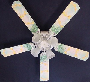 New Tinkerbell Princess Fairy Green Ceiling Fan 52 Ebay