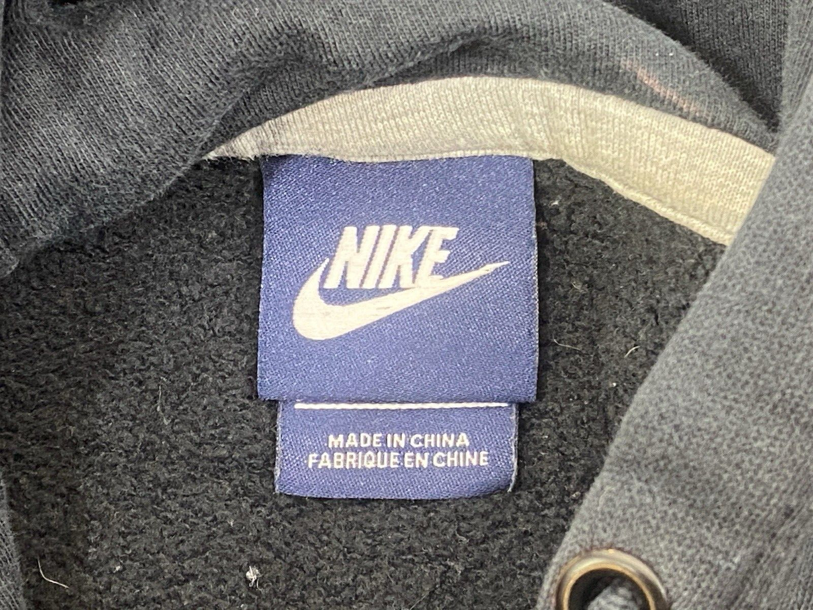 Nike Sweatshirt Hoodie Hooded Pullover Mens Large Black Nike Red 576978 thumbnail 8