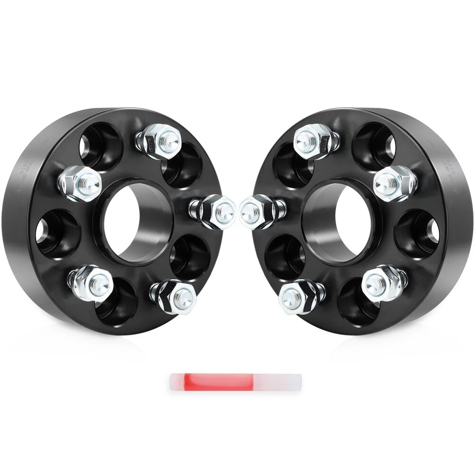 2 Pcs 1.5" 5x100mm Hub Centric Wheel Spacers 12x1.5 For 1986-1991 Toyota Camry - Imagem 2 de 4