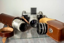 !!! RARE!!! Praktina FX set Biotar / Triotar / Angénieux