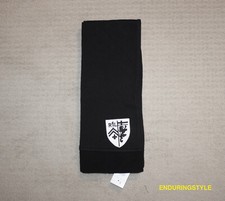 NEW Polo Ralph Lauren Patch Logo NYC Black Cotton Scarf One Size