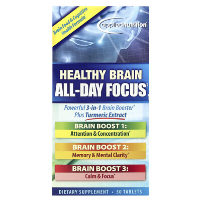 Healthy Brain All-Day Focus , 50 Tablets