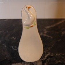 Vintage Country Duck / Goose Ceramic Spoon Rest