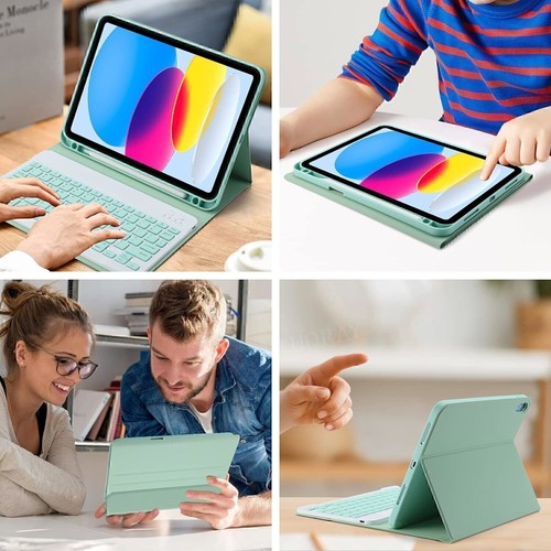 Bluetooth Keyboard Case Cover For iPad 7th 8th 9th 10th Gen Air 3 4 5 6 Pro 11 - Picture 50 of 65