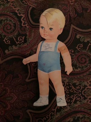 Vintage Tiny Chatty Brother Paper Doll - Picture 2 of 2