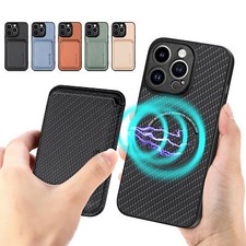 Mag Safe Magnetic Wallet Case Cover For iPhone 16 Pro Max 15 14 13 12 XR 8 Plus
