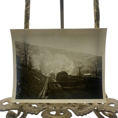 Vintage 1947 Pennsylvania Lackawanna Reading RR Zug Foto 4x5 s/w Original