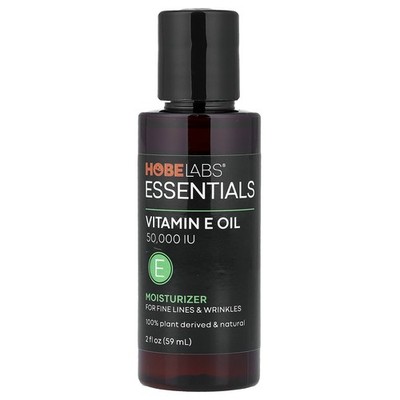 Hobe Labs Naturals Vitamin E Oil 50 000 IU 2 fl oz 59 ml Cruelty-Free,