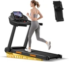 16% Incline, 12KM/H Foldable Treadmill for Home, 180KG Heavy Duty Weight Capacit