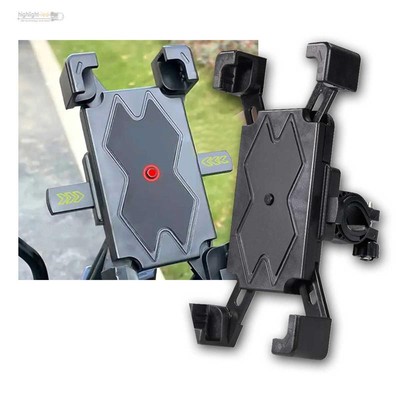 Handy-Halter für Fahrrad/Motorrad, Smartphone Halterung am Lenker Handyhalterung