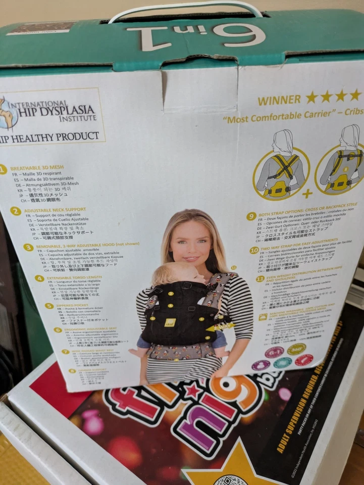 Portabebés Lille Baby Disney Mickey Mouse Completo 6 en 1 Todas las Temporadas Niños Usado en Excelente Condición Foto 4 de 4