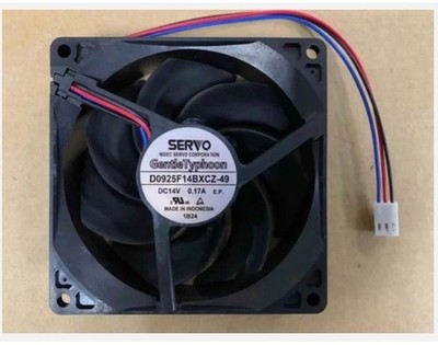 SERVO GentleTyphoon D0925F14BXCZ-49 9CM 14V 0.17A Scythe fan *la