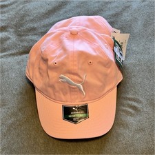 PUMA Pink Baseball Cap Adjustable Solid Sports Casual youth One Size