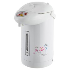 Electric Kettle And Hot Water Dispenser Stainless Steel 3.8 L 128.5Oz White