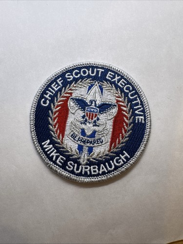 BSA Chief Scout Executive Mike Surbaugh Insignia Position 3" Patch