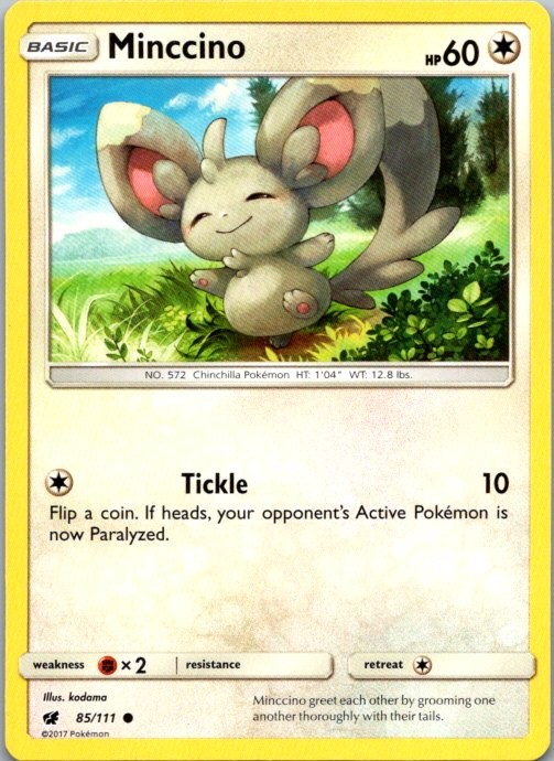 Minccino Common SM - Crimson Invasion 85/111 NM