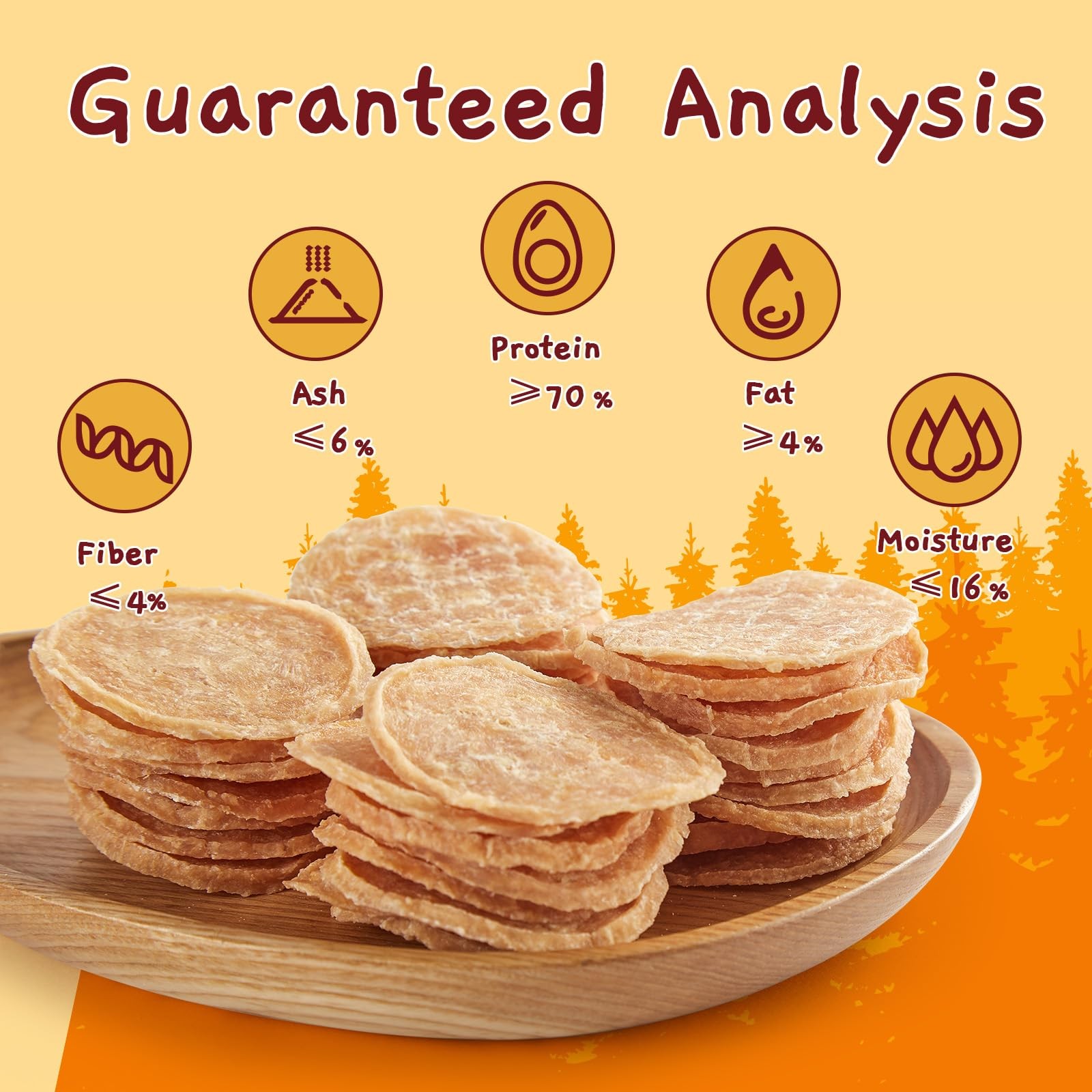 Dog Treats, Single Ingredient Chicken Chips, Crunchy Jerky Chip Training Trea...