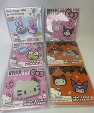 Hello Kitty  Friends Melty Beads Craft Kits Lot of 6 NEW Sealed Sanrio