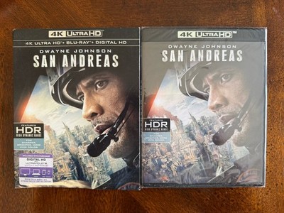 San Andreas (4K, Blu-ray) W Slipcover - READ DESCRIPTION FAST HANDLING