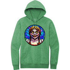 NEW Art Society STAINED GLASS ANNABELLE HEATHER GREEN Hoodie SM-4XL MADE IN USA